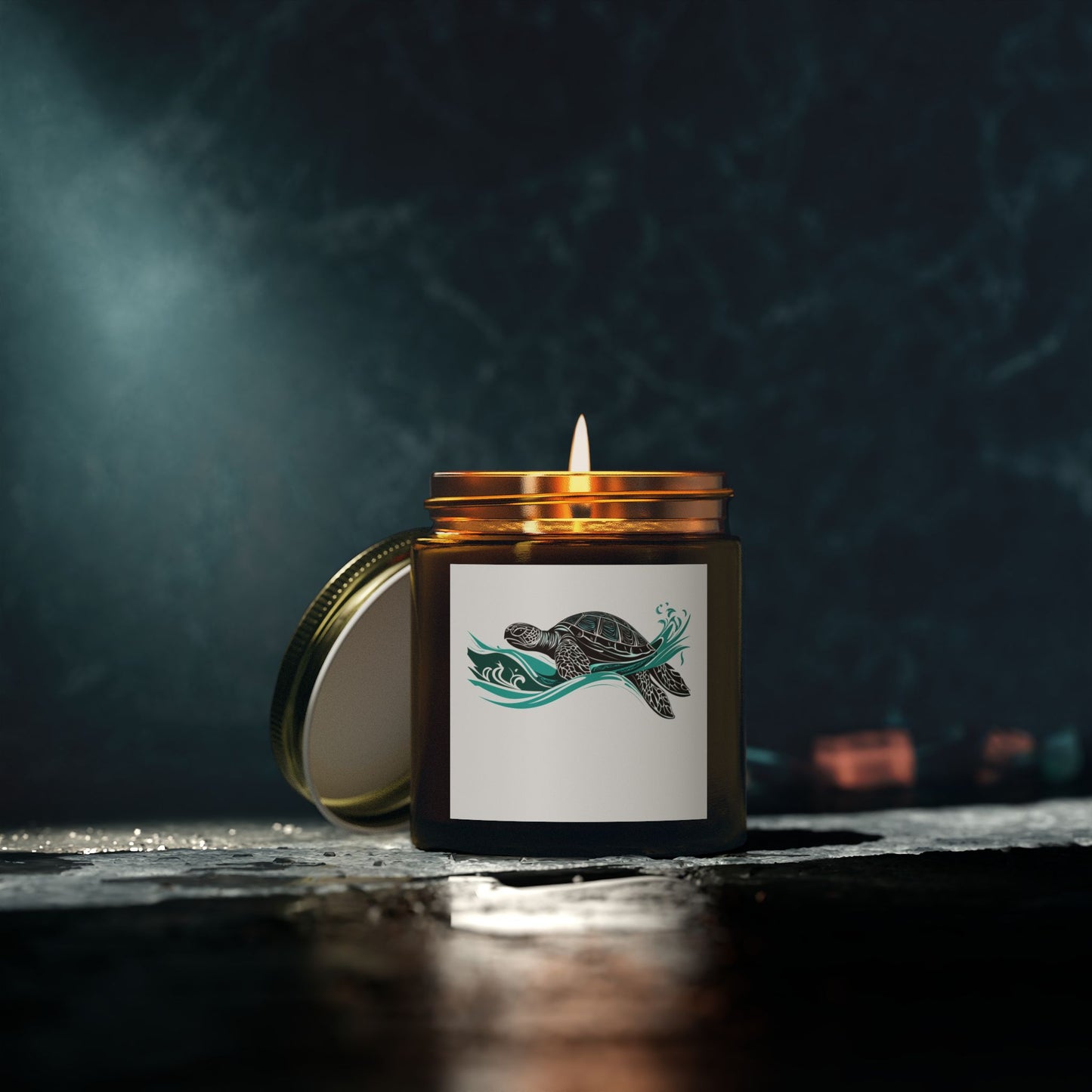 Scented Coconut Apricot Candles (4oz, 9oz)