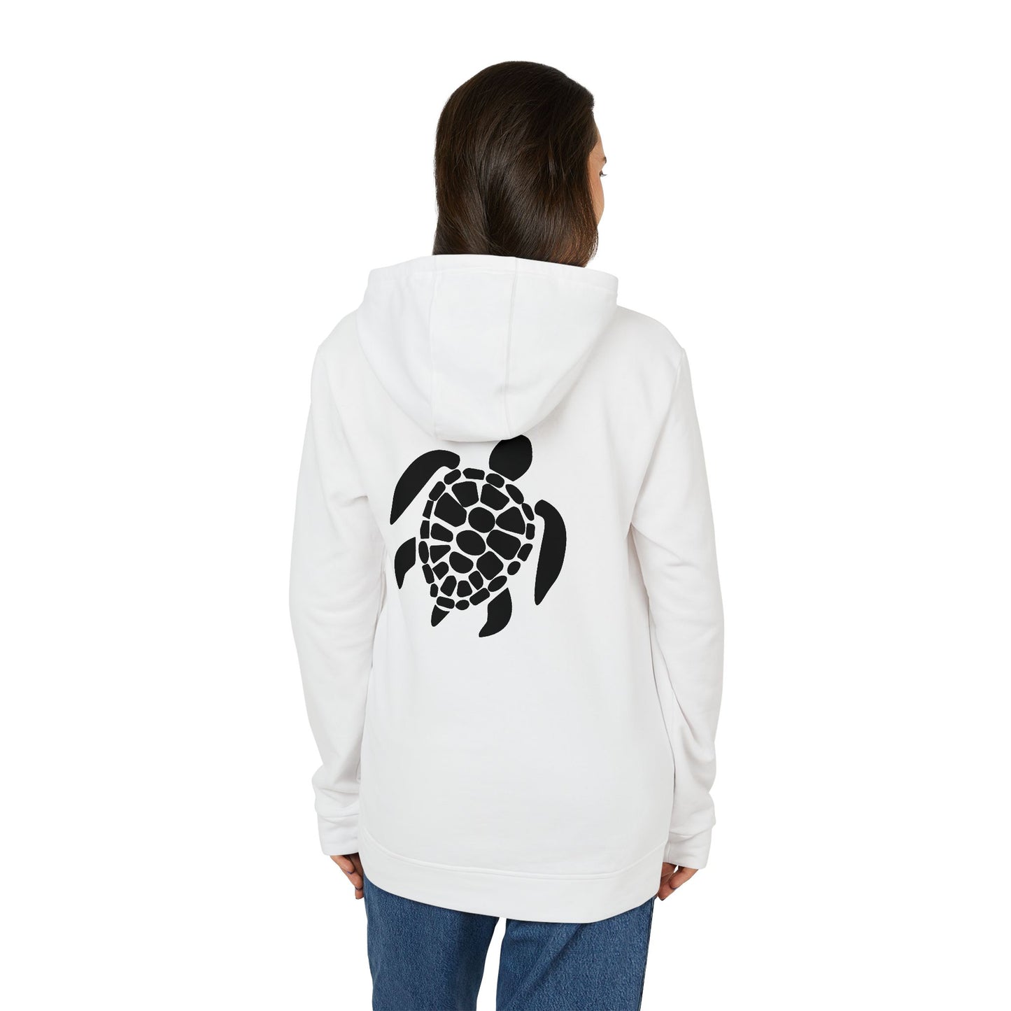 Sea Turtle is Fierce Unisex Fleece Hoodie by adidas