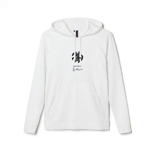 Sea Turtle is Fierce Unisex Fleece Hoodie by adidas